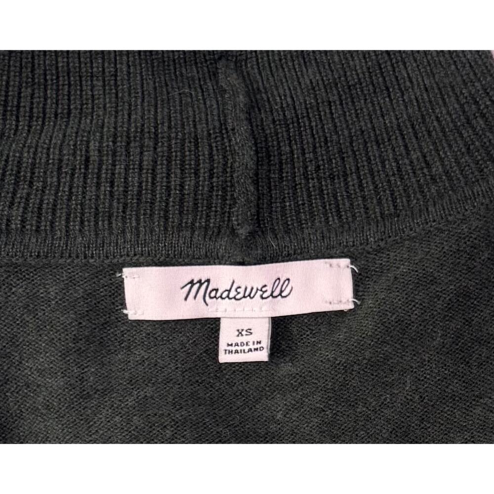 Madewell Wool Cotton Green Turtleneck Sweater Size XS - Picture 6 of 9